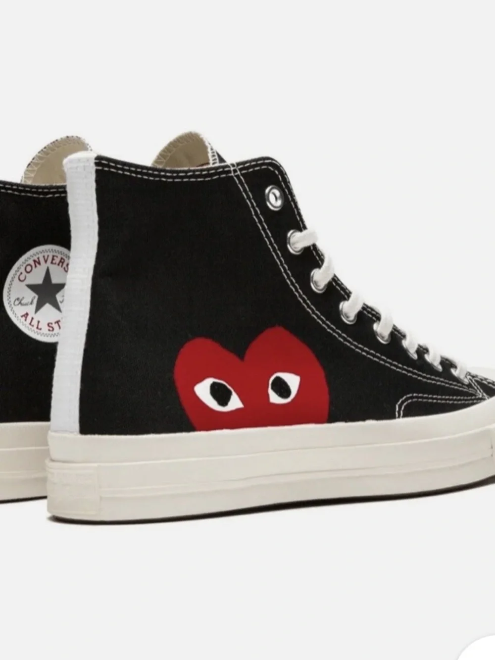 Converse Chuck Taylor All-Star 70 Hi Comme des Garcons Black Play - Picture 2 of 13